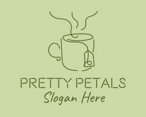 Green Tea Cup  logo design