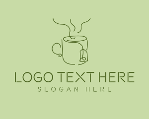 Cup - Green Tea Cup logo design