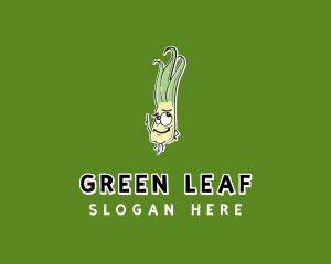 Cartoon Turnip Vegetarian logo design