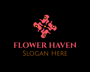 Fashion Flower Boutique logo design