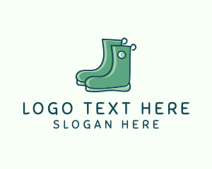Boots - Landscaping Garden Boots logo design