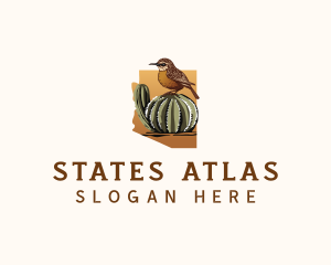 Cactus Wren Arizona State logo design