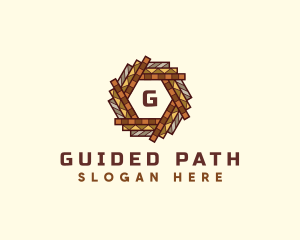 Path - Flooring Pavement Tile logo design