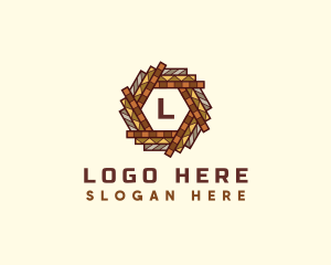 Flooring Pavement Tile logo design