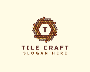 Tile - Flooring Pavement Tile logo design