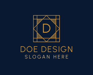 Tile Pavement Interior Design logo design