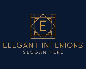 Tile Pavement Interior Design logo design