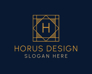 Tile Pavement Interior Design logo design