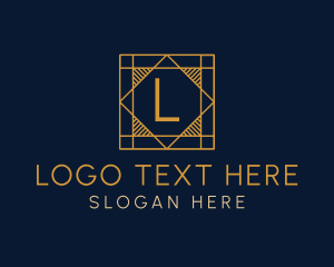 Tile Pavement Interior Design Logo