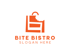 Bite - Shopping Bag Bite logo design