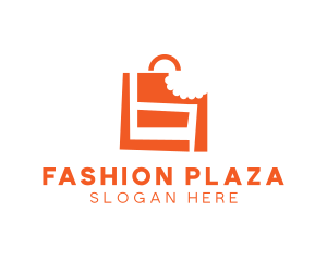 Mall - Shopping Bag Bite logo design
