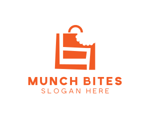 Shopping Bag Bite logo design