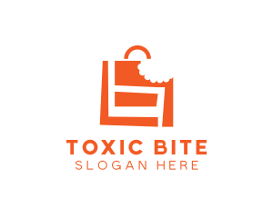 Shopping Bag Bite logo design