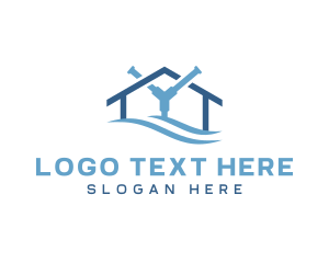 Home - Plumbing Handyman Pipefitter logo design