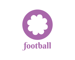 Spa - Purple Flower Blossom logo design