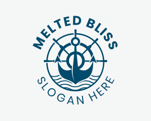 Marine Anchor Helm  logo design