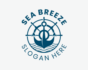 Sailor - Marine Anchor Helm logo design