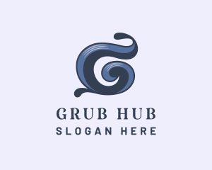 Retro Swirl Business logo design