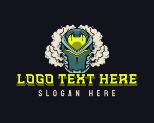 Cyborg Robot Steam Logo