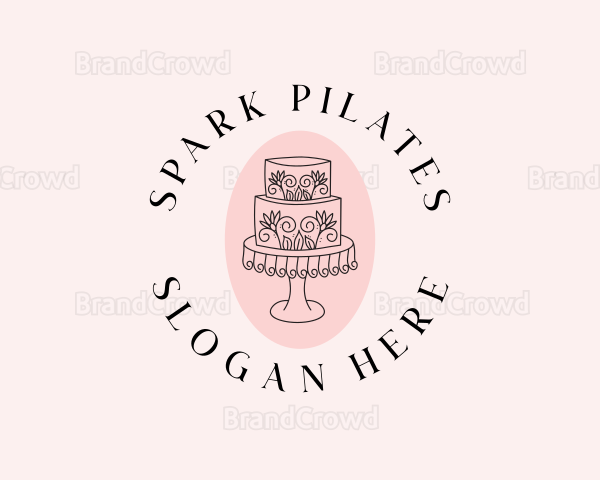 Floral Cake Bakeshop Logo