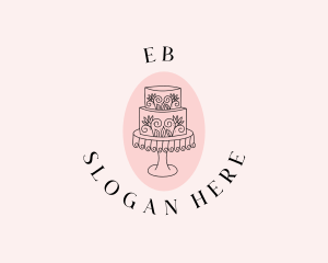 Doodle - Floral Cake Bakeshop logo design
