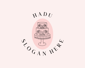 Floral Cake Bakeshop logo design