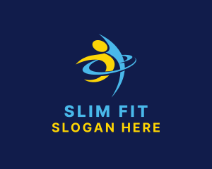 Physical Fitness Human logo design