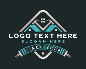 Hammer - Hammer Brush Carpentry logo design