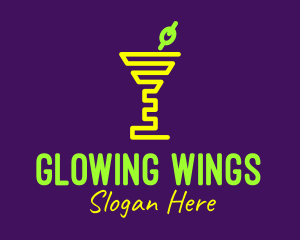 Neon Cocktail Olive logo design