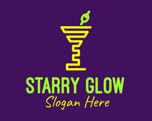 Neon Cocktail Olive logo design