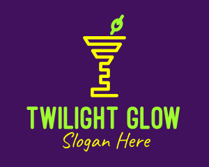 Neon Cocktail Olive logo design