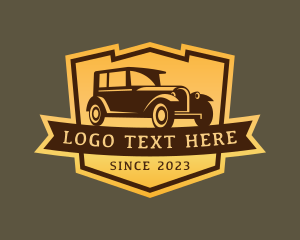 Car - Retro Car Garage logo design