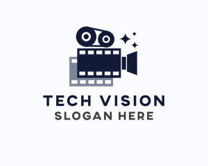 Tv - Movie Film Camera logo design