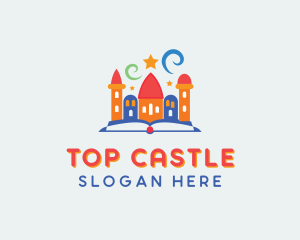 Castle Book Daycare logo design