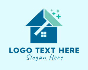 Home - House Cleaning Wiper logo design