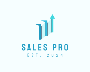 Sales - Business Sales Arrow logo design