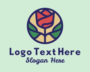 Stem - Rose Bud Garden logo design