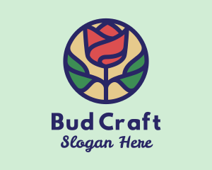 Bud - Rose Bud Garden logo design