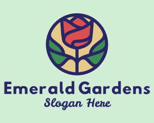 Rose Bud Garden  logo design