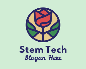 Stem - Rose Bud Garden logo design