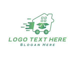 Courier Service - Package Home Delivery logo design