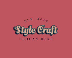 Funky Boutique Style logo design