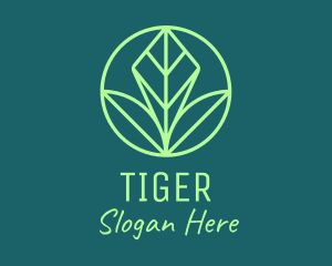 Green Leaf Landscape logo design
