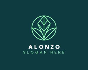 Green Leaf Landscape logo design