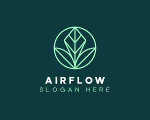 Green Leaf Landscape logo design