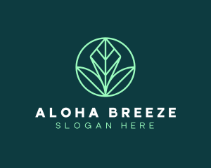 Green Leaf Landscape logo design