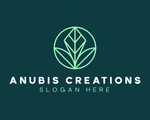 Green Leaf Landscape logo design