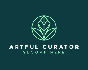 Green Leaf Landscape logo design