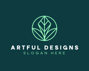 Green Leaf Landscape logo design