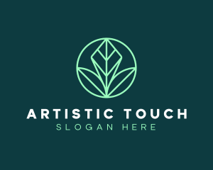 Green Leaf Landscape logo design